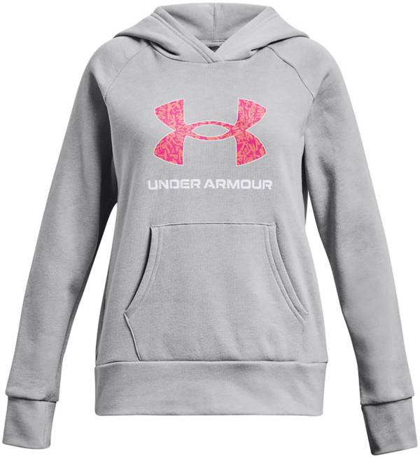 Pink under armour store sweater