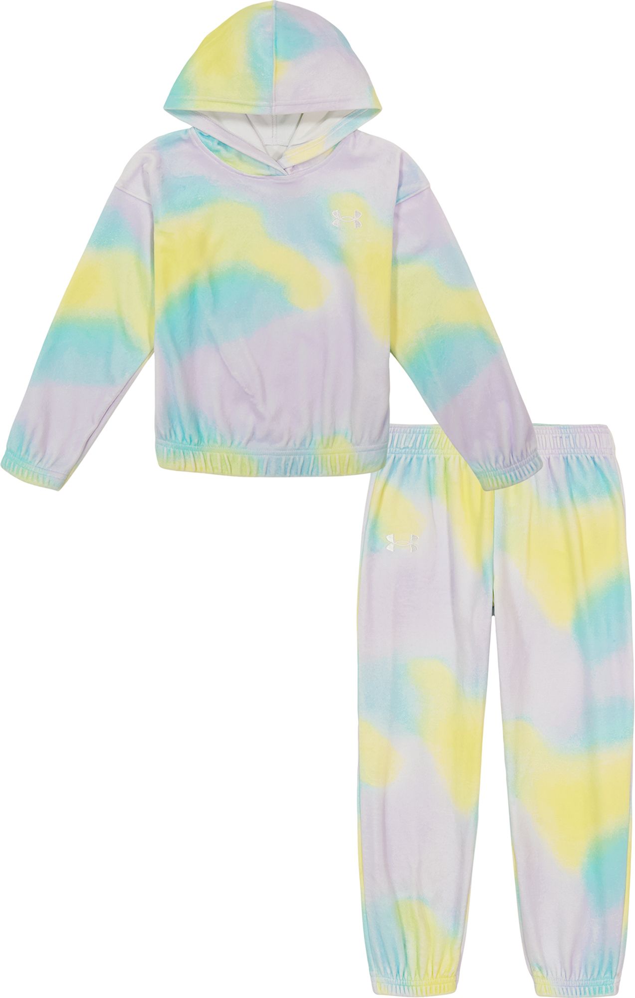 Under Armour Little Girls' Soft Blur Hoodie & Joggers Set product image