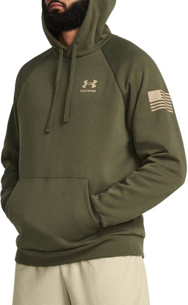  Under Armour Mens New Freedom Flag Hoodie, Marine