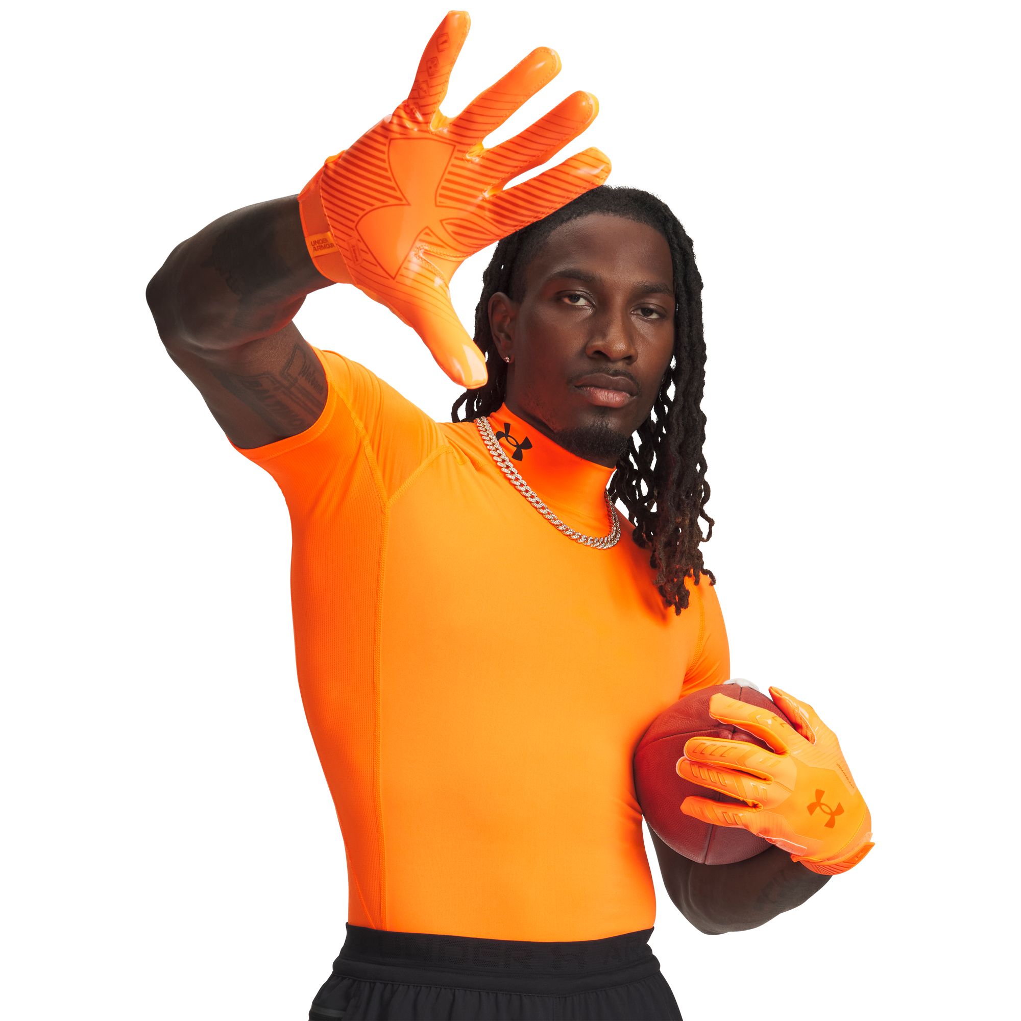 Under Armour Men's HeatGear Mock Neck Short Sleeve Compression Shirt product image