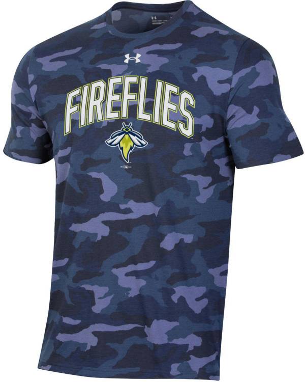 Under Armour Men's Columbia Fireflies Navy Camo Performance TShirt