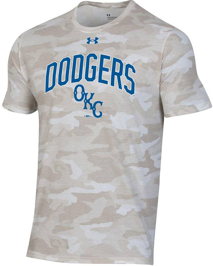 Under Armour Men's Oklahoma City Dodgers Performance T-Shirt - Tan Camo - L Each