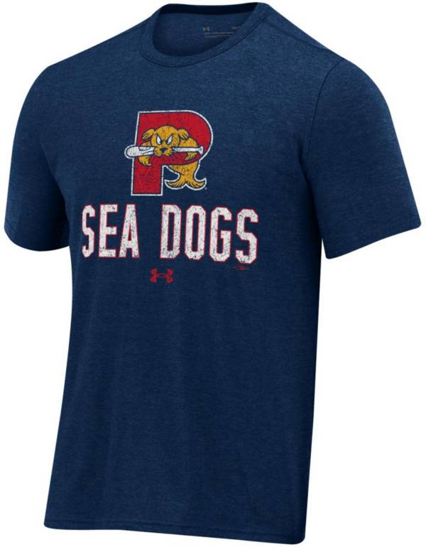 Under Armour Men's Portland Sea Dogs Navy All Day T-Shirt product image