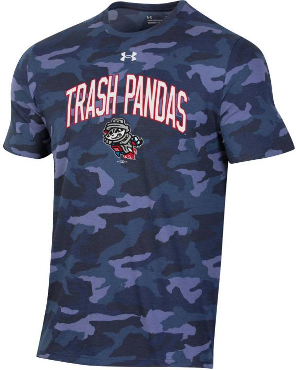 Under Armour Men's Rocket City Trash Pandas Navy Camo Performance T-Shirt