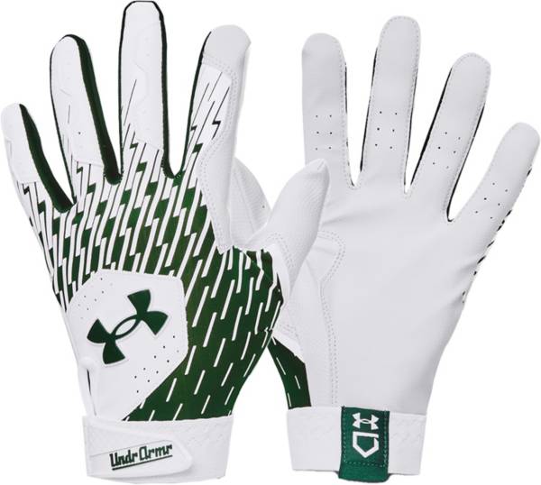 White under outlet armour batting gloves