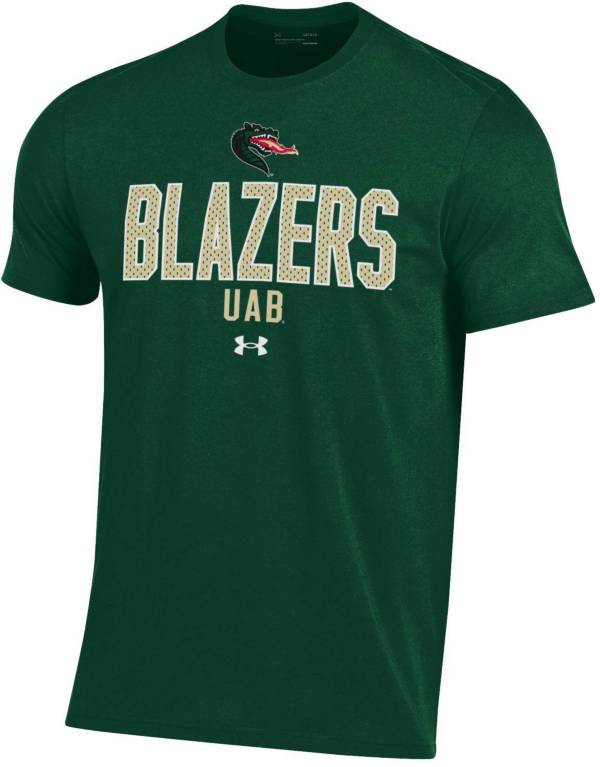 Lids UAB Blazers Under Armour Football Performance T-Shirt - Green