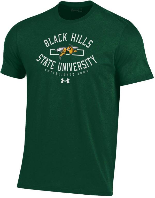 Under Armour Men's Black Hills State Yellow Jackets Forest Green ...