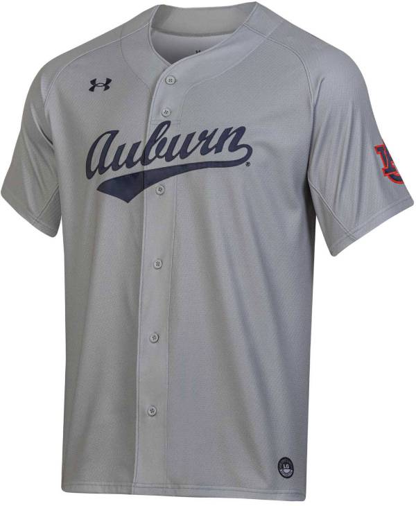 Extreem belangrijk kloon Neem een ​​bad Under Armour Men's Auburn Tigers Grey Replica Baseball Jersey | Dick's  Sporting Goods