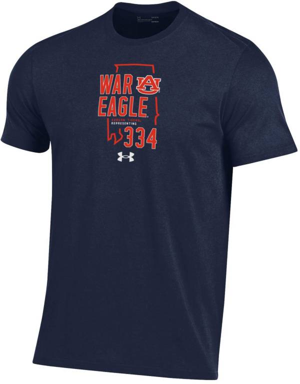 Under Armour Men's Auburn Tigers Navy 334 Area Code T-Shirt product image