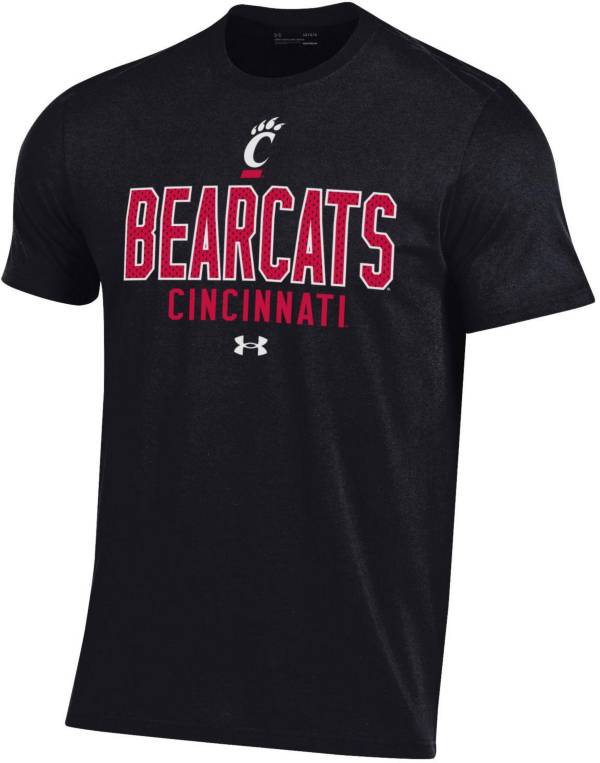 Under Armour Men's Cincinnati Bearcats Black Performance Cotton T-Shirt product image
