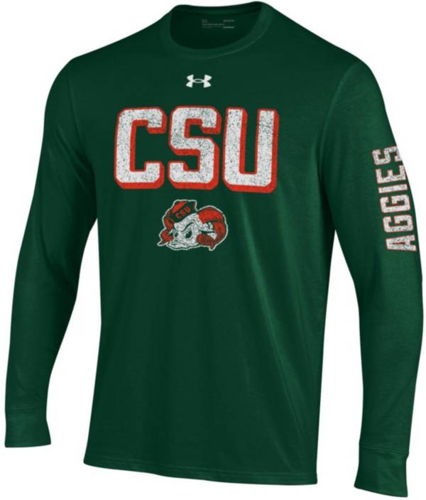 Men's Champion Gray Colorado State Rams Football Jersey T-Shirt