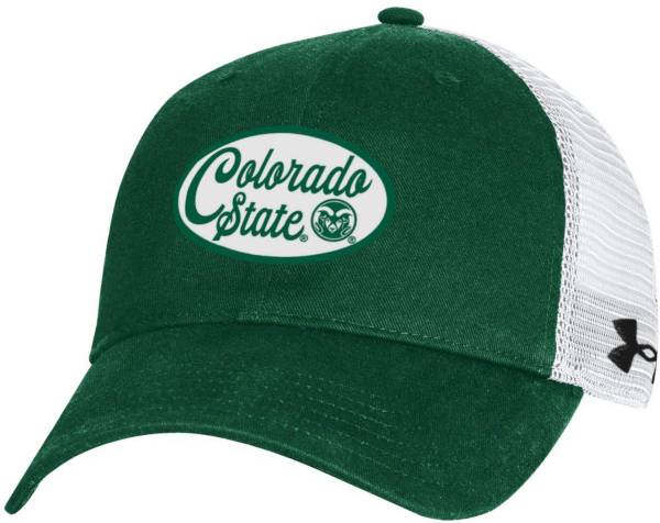 Under Armour Men's Colorado State Rams Green Performance Cotton Adjustable Hat product image