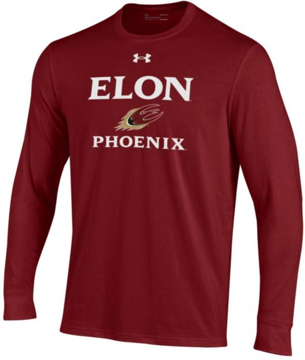 Men's Maroon Elon Phoenix Baseball Jersey