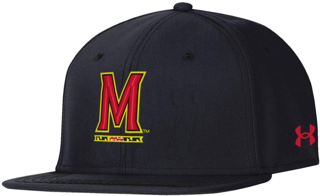 Under Armour Men's Maryland Terrapins Fitted Baseball Hat