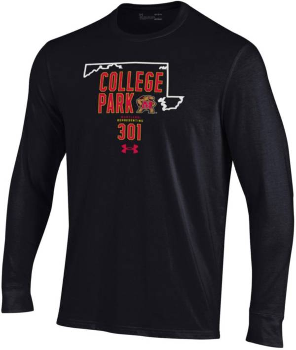 Under Armour Men's Maryland Terrapins Black 301 Area Code Long Sleeve T-Shirt product image