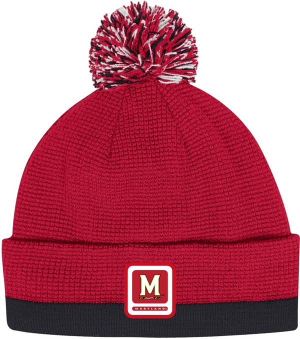 Under Armour Men's Maryland Terrapins Red Pom Knit Beanie product image