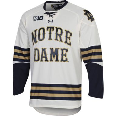 sorry, Under Armour Men's Notre Dame Fighting Irish White Replica Hockey Jersey is currently out of stock