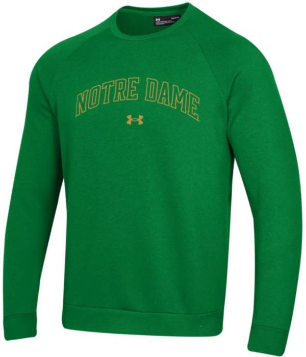 Notre dame sales green sweatshirt