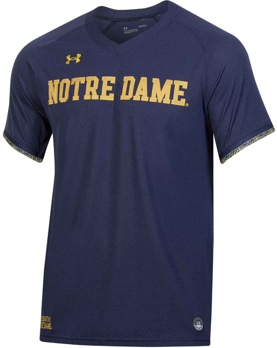 Under Armour Men's Notre Dame Fighting Irish Navy Replica Baseball Jersey product image