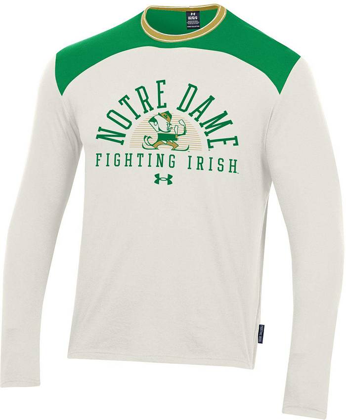 Men's Under Armour Green Notre Dame Fighting Irish Performance Replica  Baseball Jersey