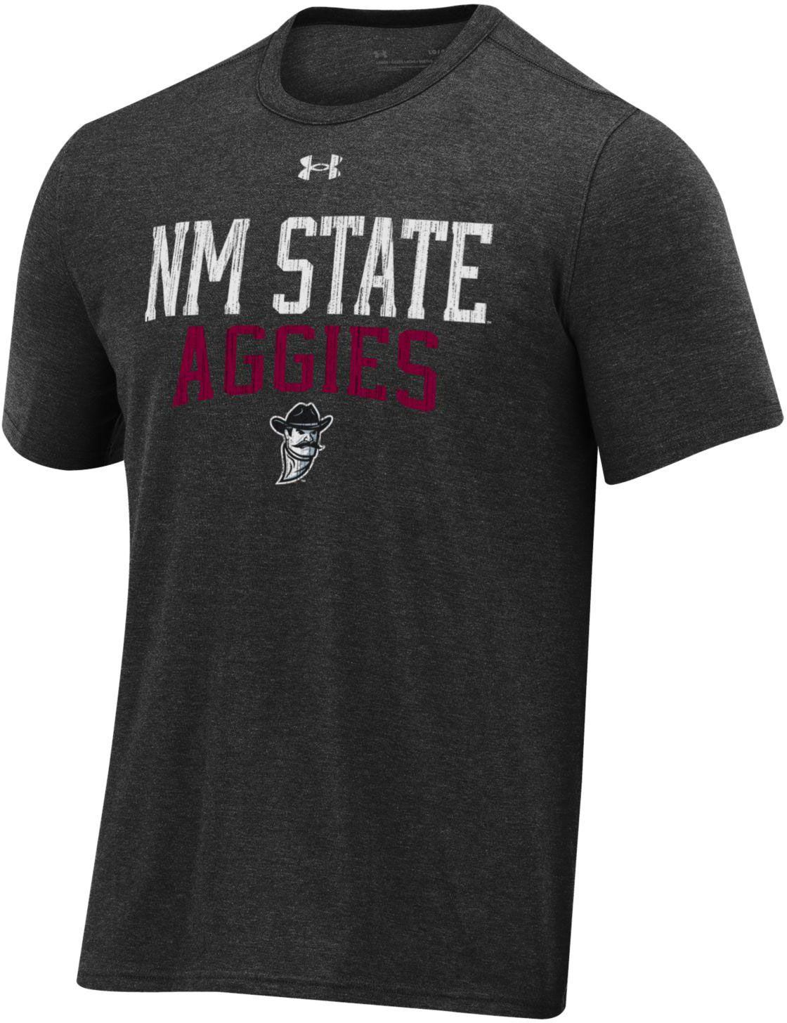 Under Armour Men's New Mexico State Aggies Black All Day Tri-Blend T-Shirt