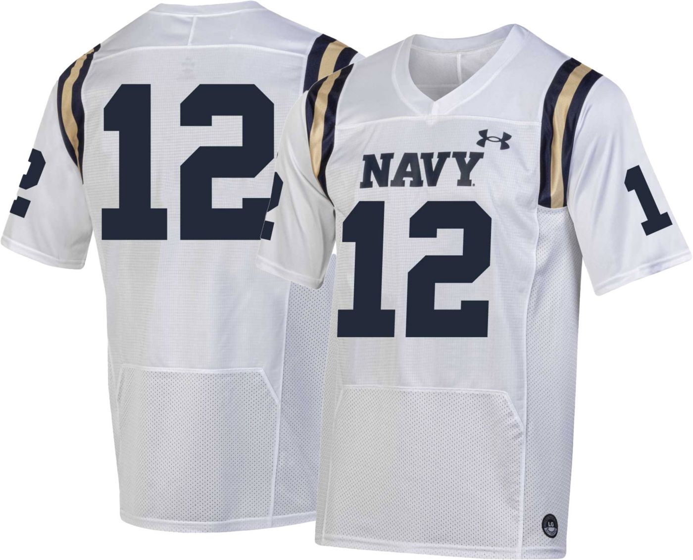 Under outlet Armor Navy Football Jersey