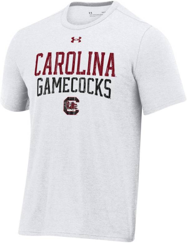 Mens UNDER ARMOUR White South Carolina Gamecocks Gameday Tech