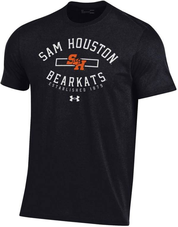 Under Armour Men's Sam Houston Bearkats Black Washed Performance