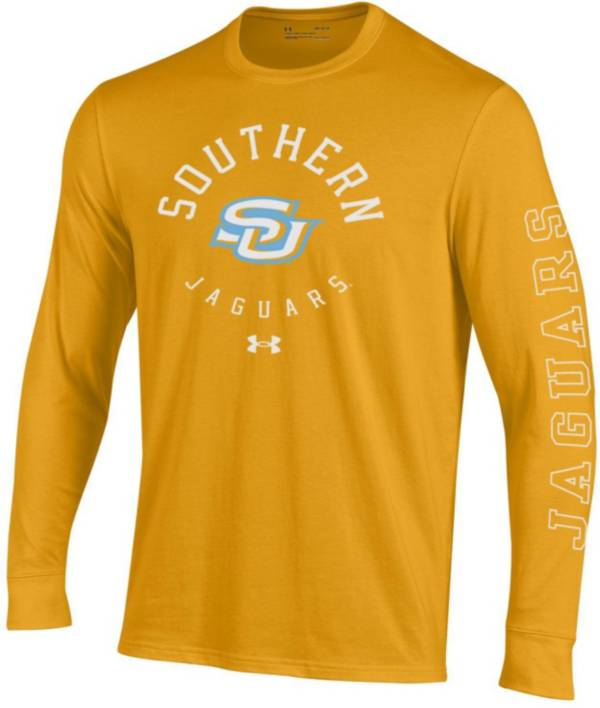 Southern University Jaguars Champion Youth Jersey Long Sleeve T-Shirt - Gray