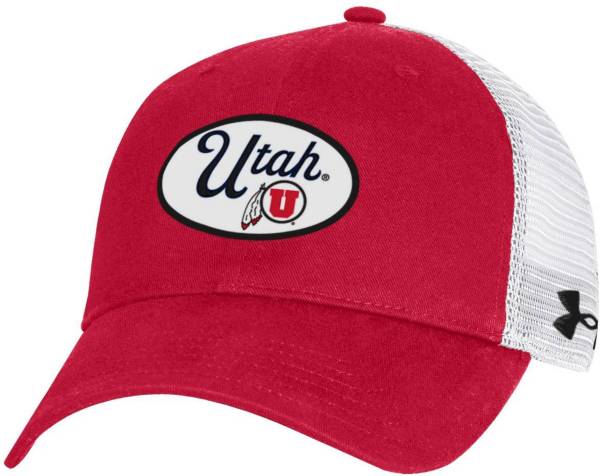 Under Armour Men's Utah Utes Crimson Performance Cotton Adjustable Hat product image