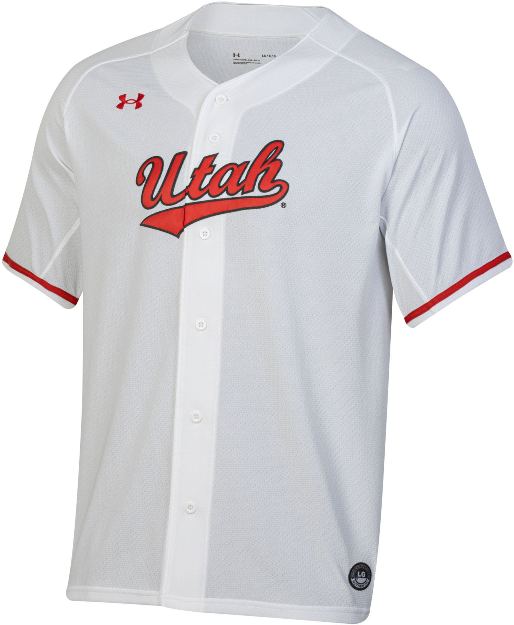 Under Armour Men's Utah Utes Replica Baseball Jersey