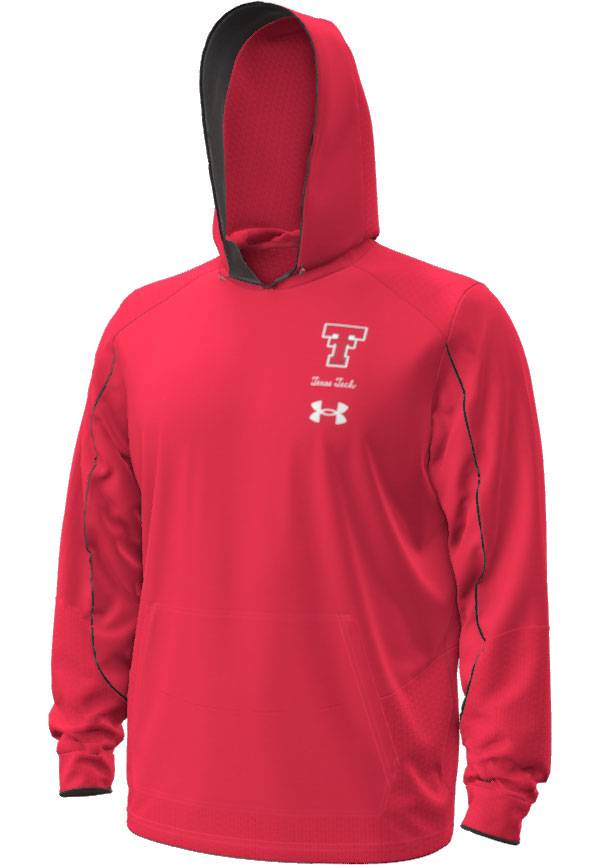 Red hoodie under online armour