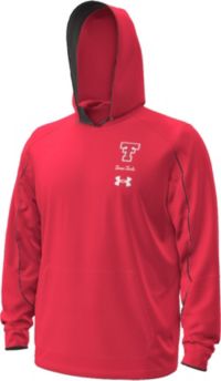 Red under discount armour hoodie mens