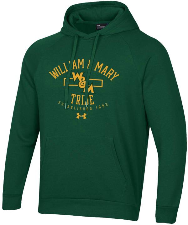 Under Armour Men s William Mary Tribe Green Fleece Pullover