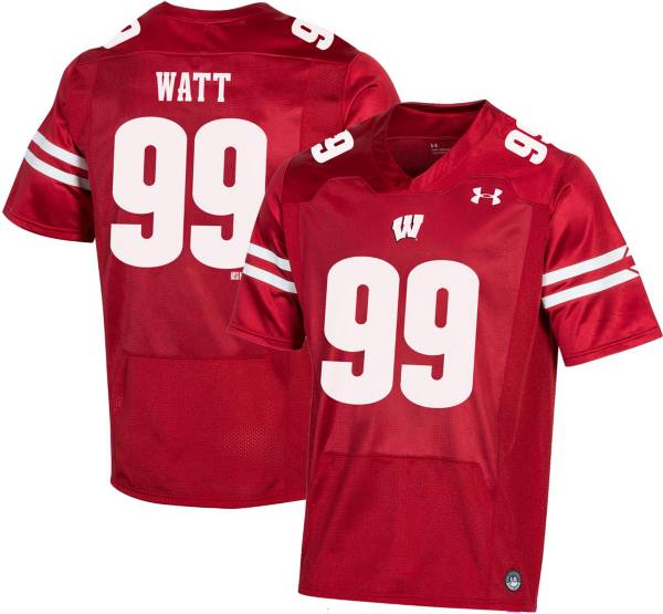 Jj watt authentic wisconsin on sale jersey