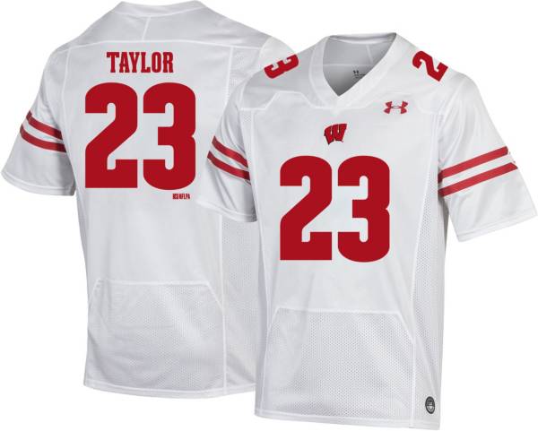 Under Armour Russell Wilson Red Wisconsin Badgers Replica Alumni Jersey for  Men