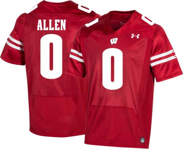 Wisconsin badgers football jersey cheap under armour