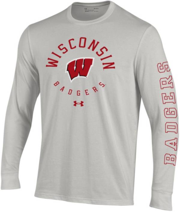 Men's Under Armour Russell Wilson Red Wisconsin Badgers Replica