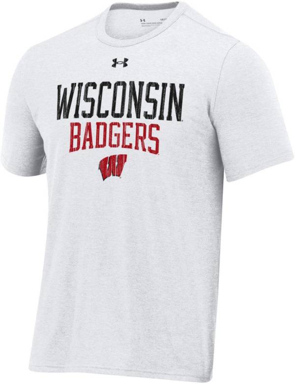 Men's Under Armour Russell Wilson Red Wisconsin Badgers Replica