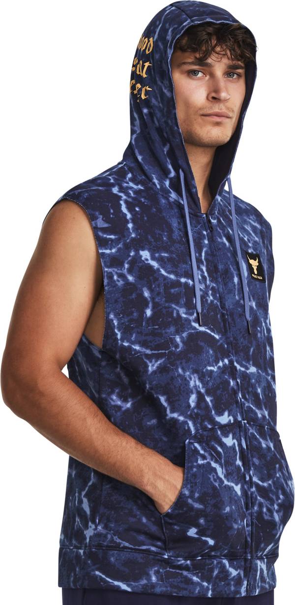 Under Armour Men s Project Rock Rival Sleeveless Full Zip Jacket