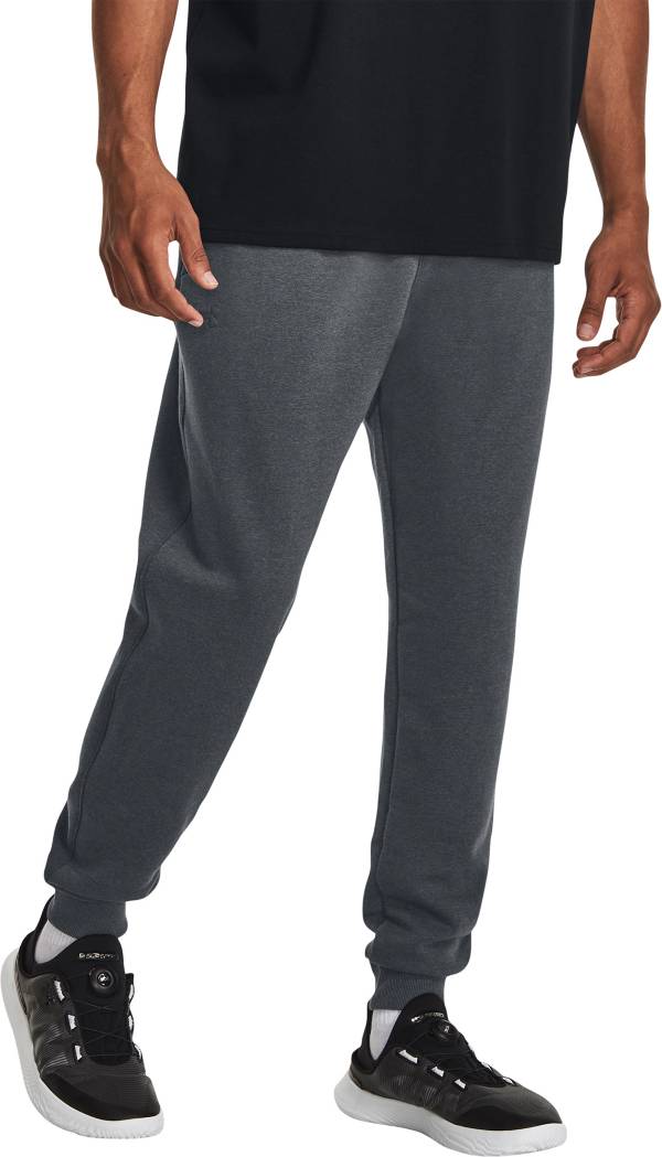  Under Armour Men's Armour Fleece Joggers , Pitch Gray  (012)/Black , Small : Clothing, Shoes & Jewelry