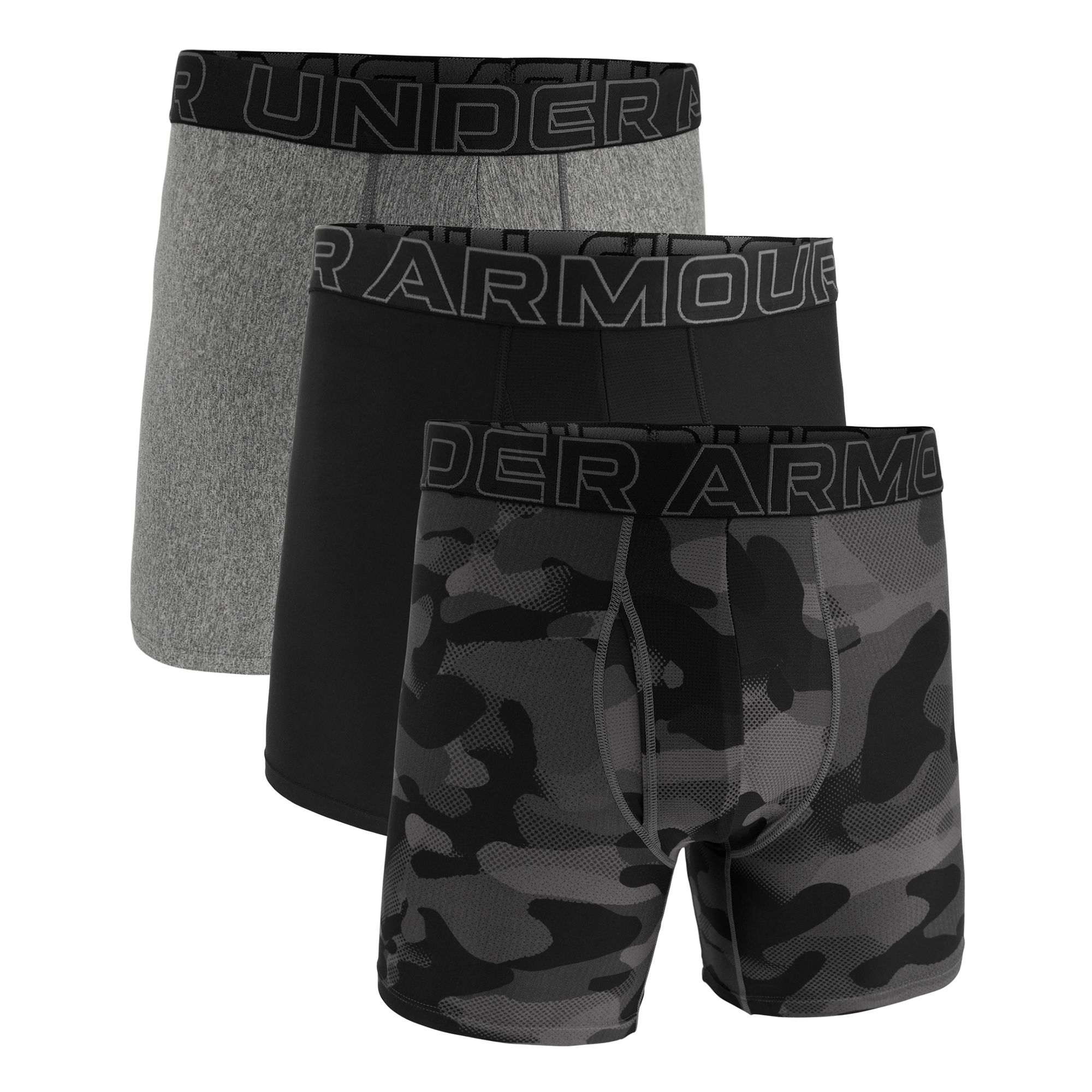 Under Armour Men's Performance Tech Novelty 6” Boxer Briefs – 3 Pack product image