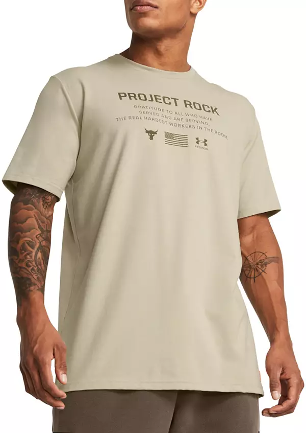Under Armour Men's Project Rock Veterans Day Short Sleeve T-Shirt 