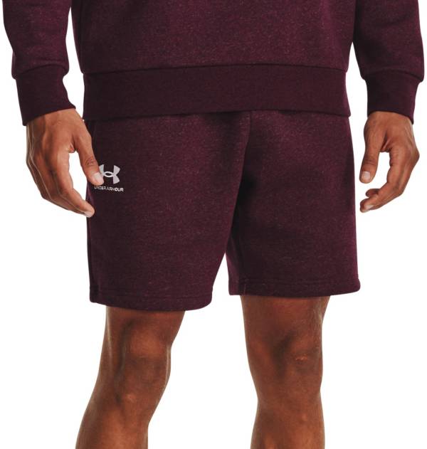 Under armor fleece shorts hot sale