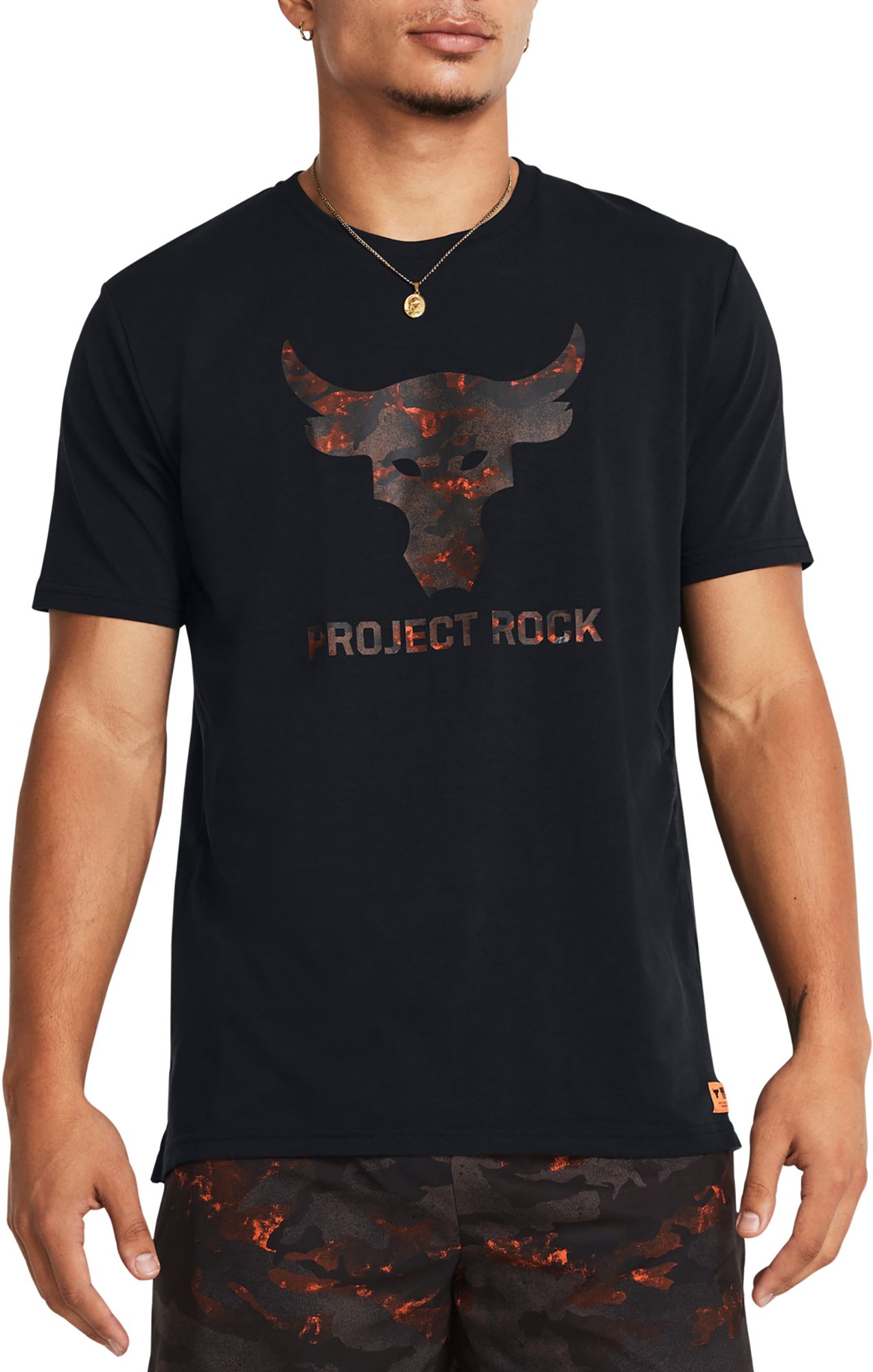 Under Armour Men's Project Rock Veterans Day Brahma Bull Graphic T-Shirt product image