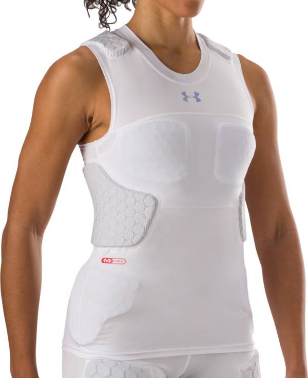 Under armour padded compression hot sale shirt