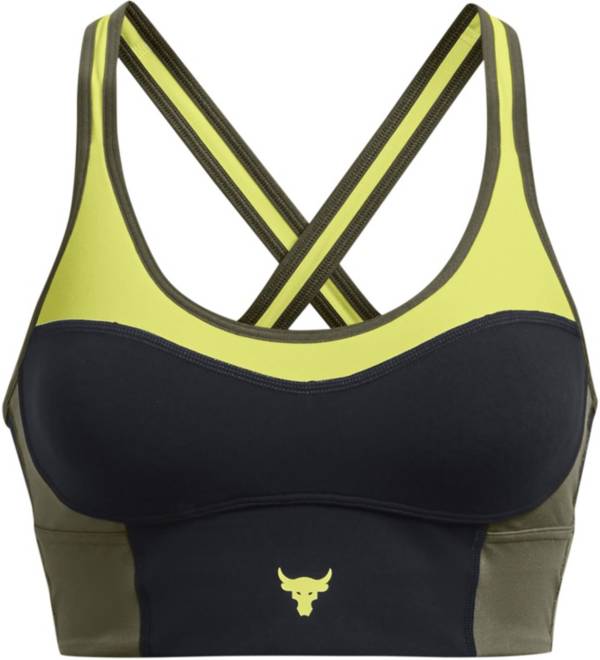 Under Armour Women's Infinity Project Rock Sports Bra, Medium Impact, Padded