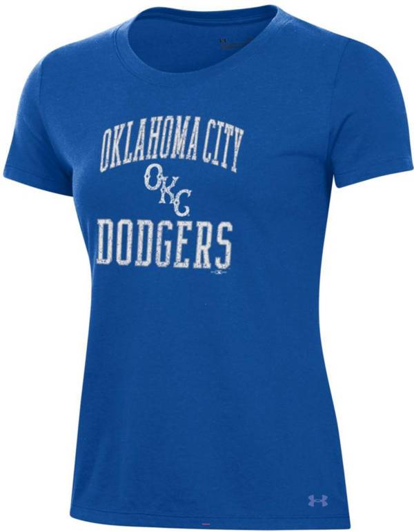 Oklahoma City Dodgers Under Armour Women's Performance T-Shirt - Royal