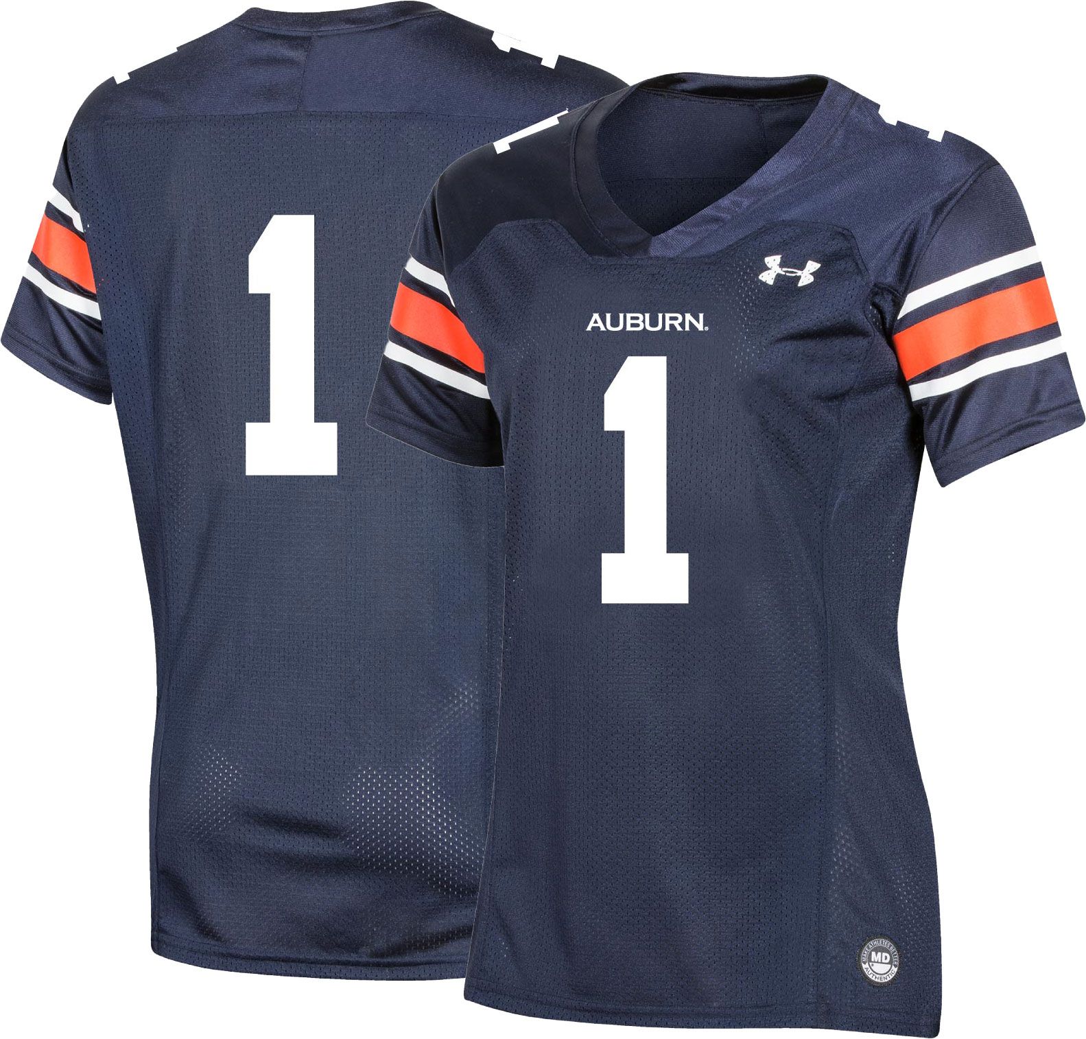 Under Armour Women's Auburn Tigers Blue Replica Football Jersey