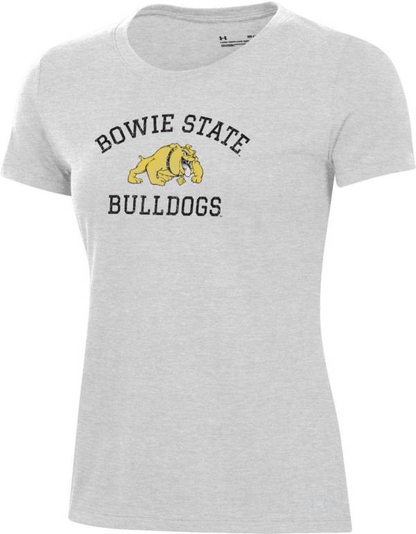 Under Armour Women's Bowie State Bulldogs Silver Heather Pennant T-Shirt |  Dick's Sporting Goods